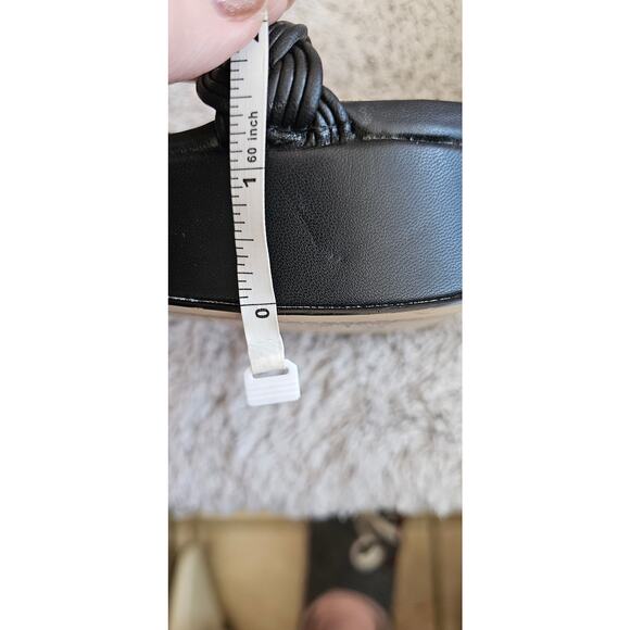 New Jessica Simpson Peomi Black Ankle Straps‎ Platform Heels Womens Size 11M - Picture 7 of 7